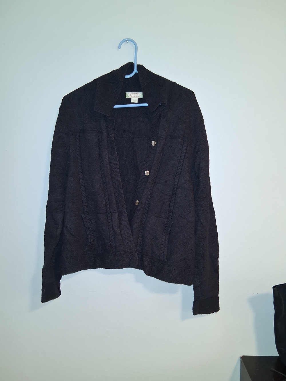 Tommy Bahama Brown Knit Button-Up Blazer